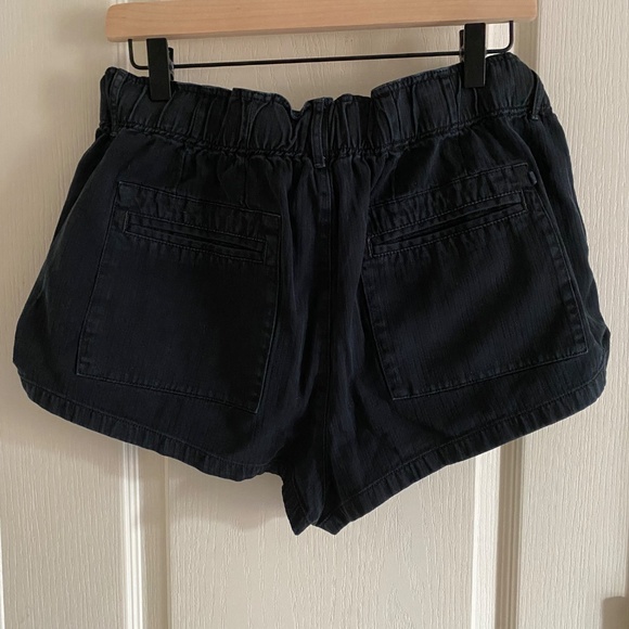 FREE PEOPLE Waimea Cargo Shorts XL Black NWOT - Picture 7 of 11